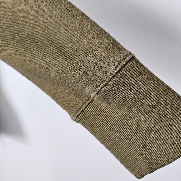 EUC TIME AND TRU OLIVE GREEB CREW NECK LIGHT PULLOVER SWEATER SIZE L - Picture 6 of 11